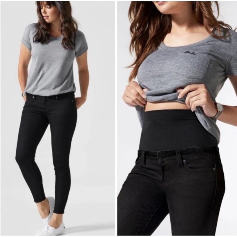 Blanqi Black Postpartum Support Skinny Jeans NWOT Size 2